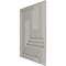 Ekena Millwork 19 5/8in. W x 19 5/8in. H Geometric EnduraWall Decorative 3D Wall Panel Covers 2.67 Sq. Ft. WP20X20GMGBW - alternate 3